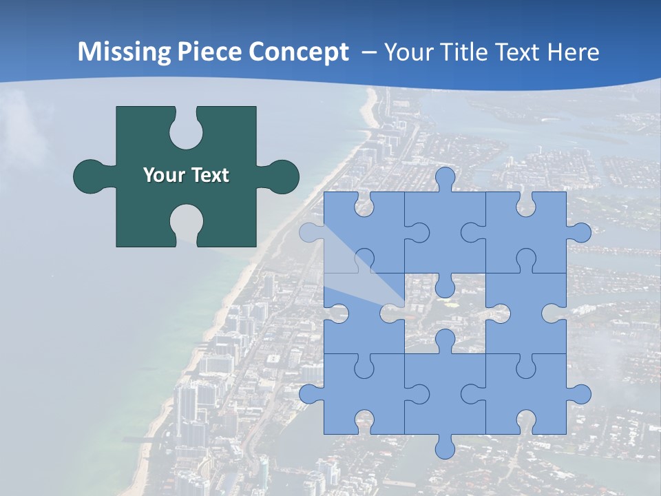 Foam Head Bartender PowerPoint Template