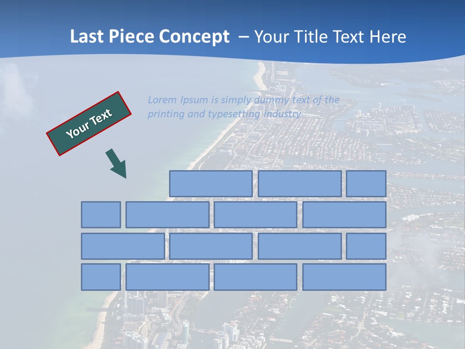 Foam Head Bartender PowerPoint Template