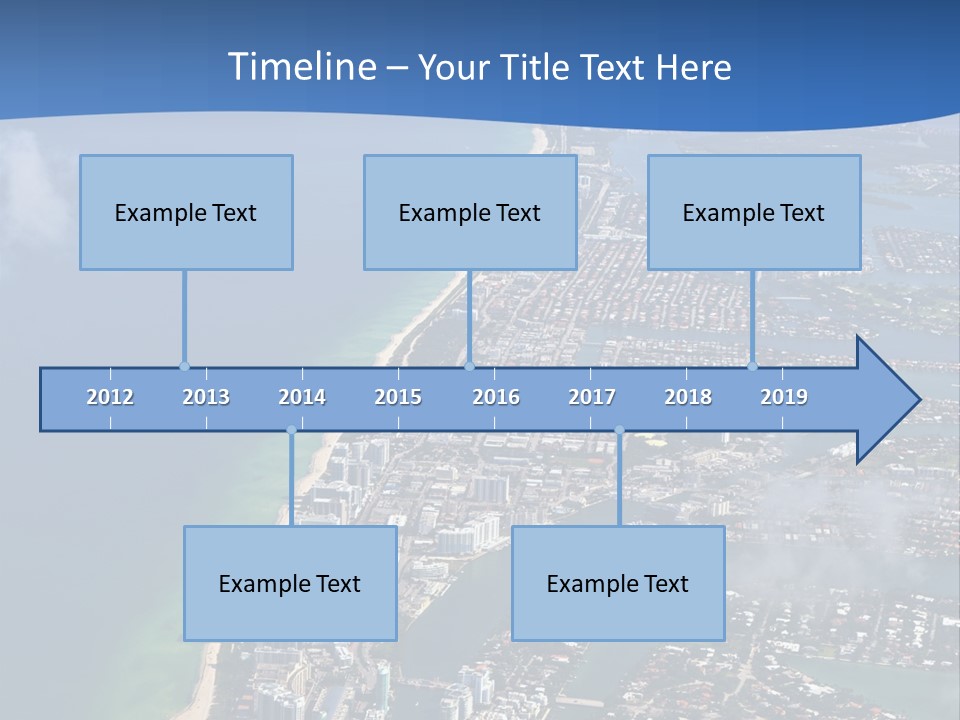 Foam Head Bartender PowerPoint Template