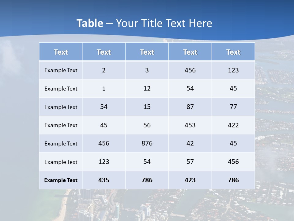 Foam Head Bartender PowerPoint Template