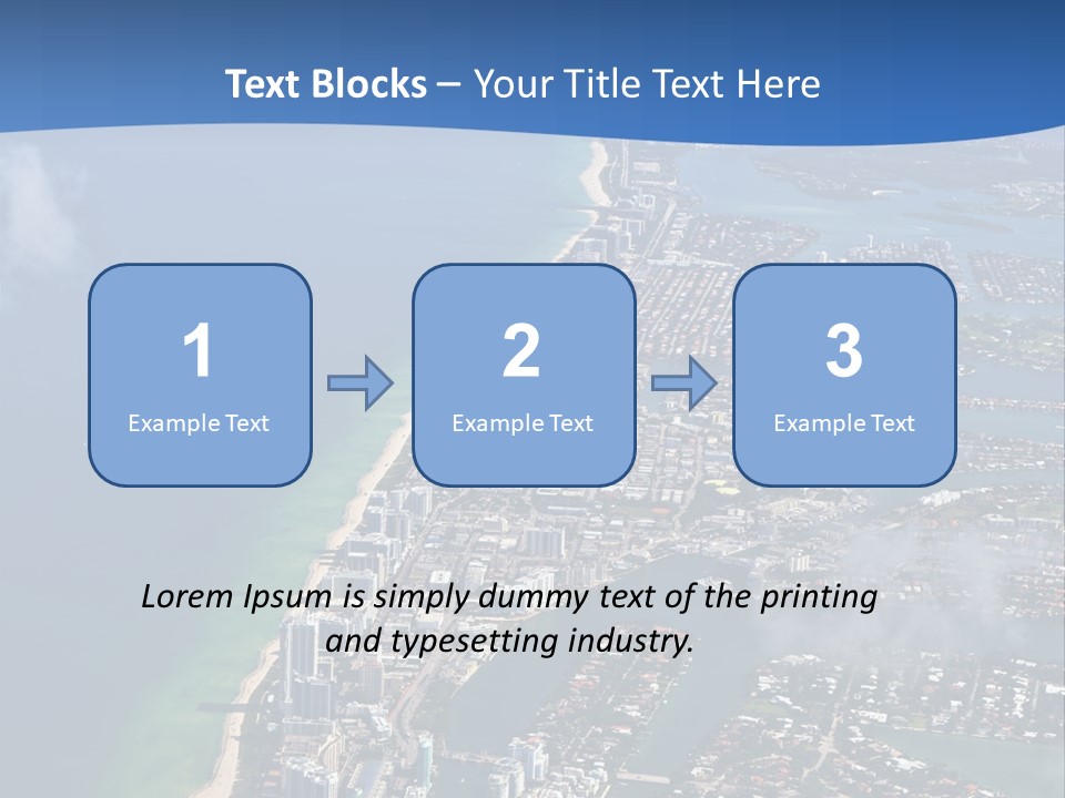 Foam Head Bartender PowerPoint Template