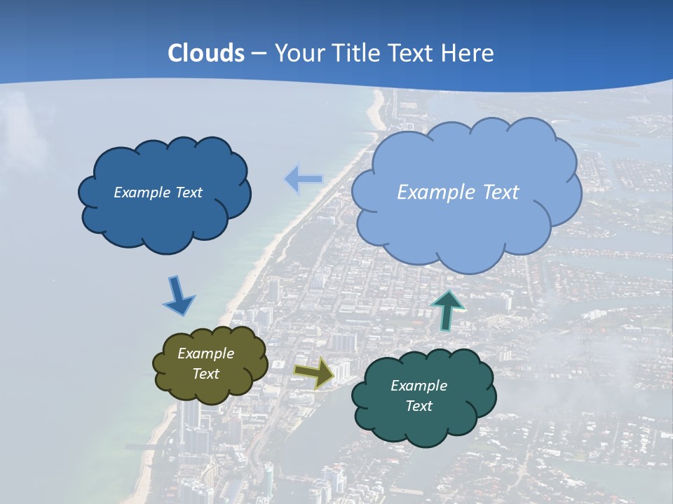 Foam Head Bartender PowerPoint Template