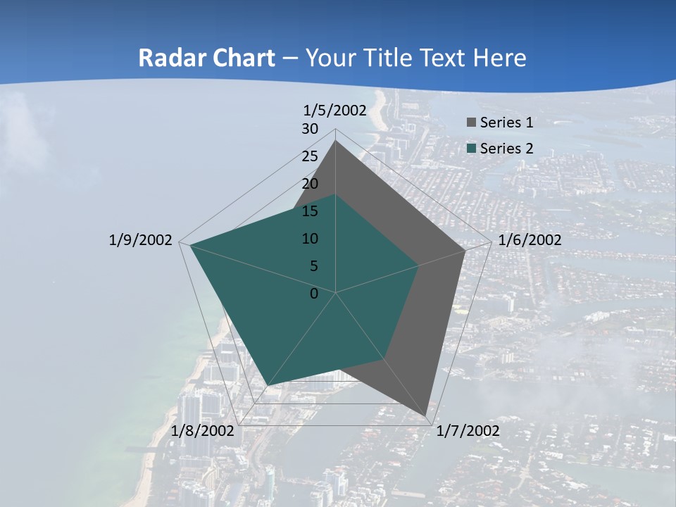 Foam Head Bartender PowerPoint Template