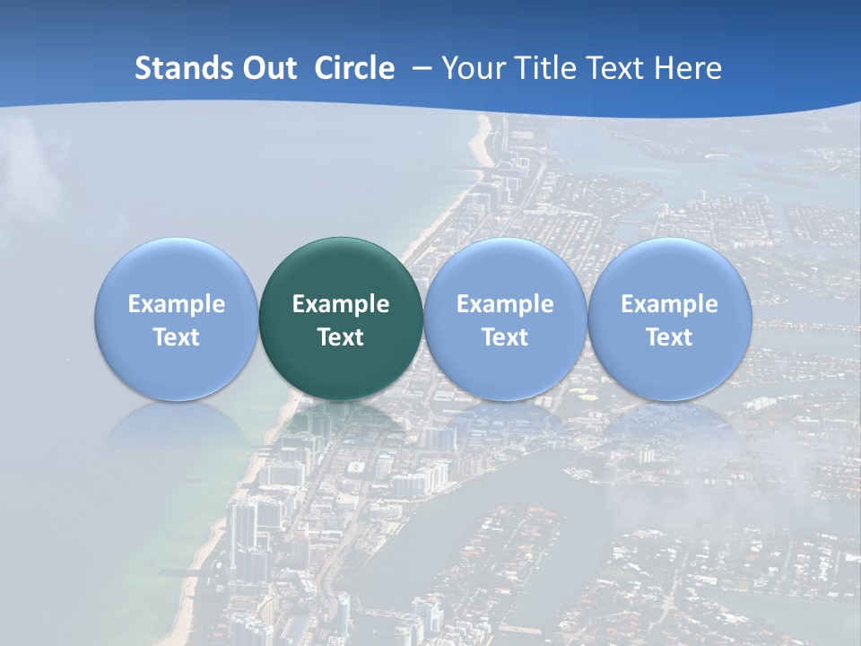 Foam Head Bartender PowerPoint Template