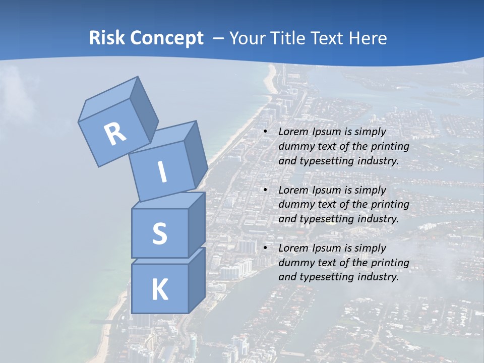 Foam Head Bartender PowerPoint Template