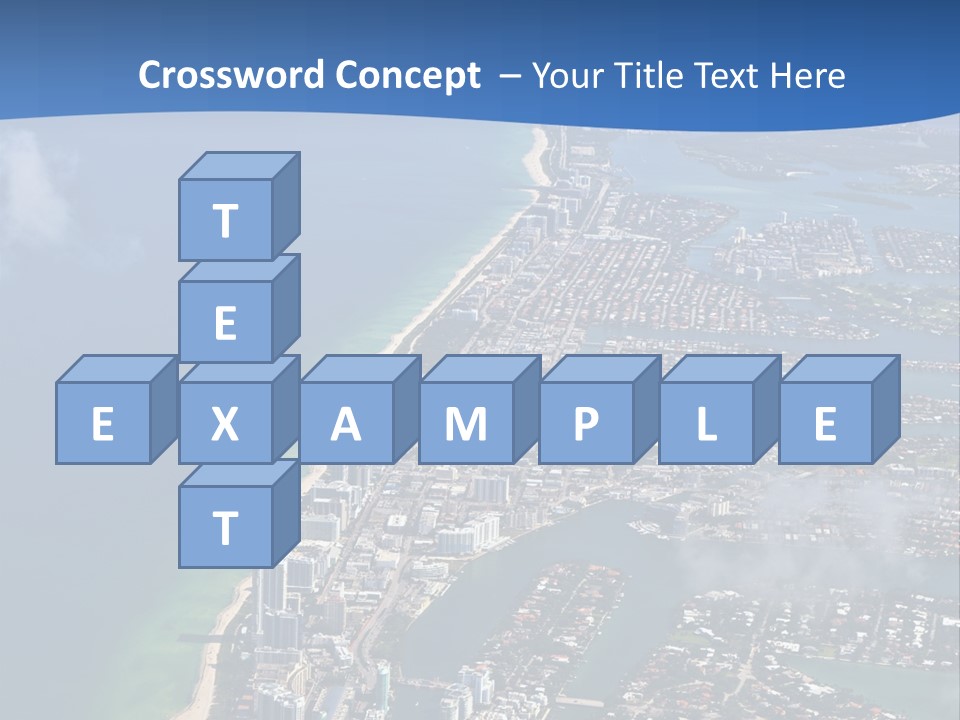 Foam Head Bartender PowerPoint Template