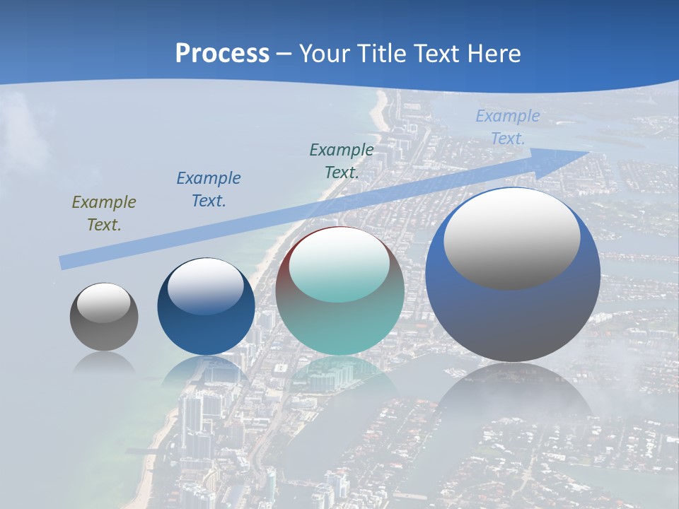 Foam Head Bartender PowerPoint Template