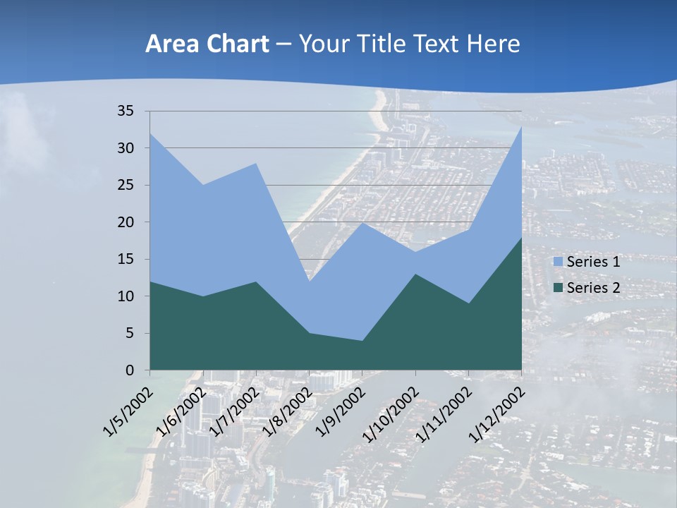 Foam Head Bartender PowerPoint Template