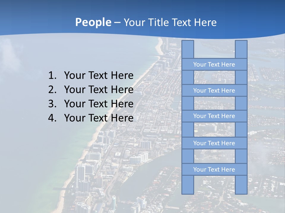 Foam Head Bartender PowerPoint Template