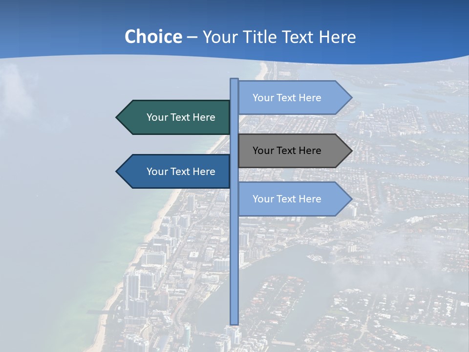Foam Head Bartender PowerPoint Template