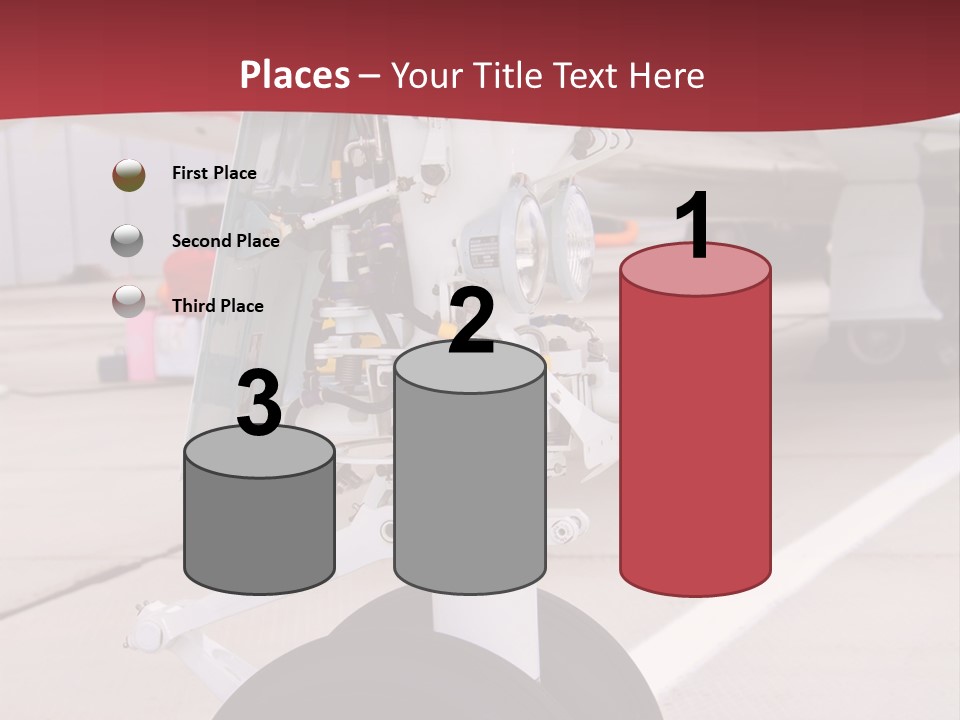 Aircraft Airplanes Part PowerPoint Template