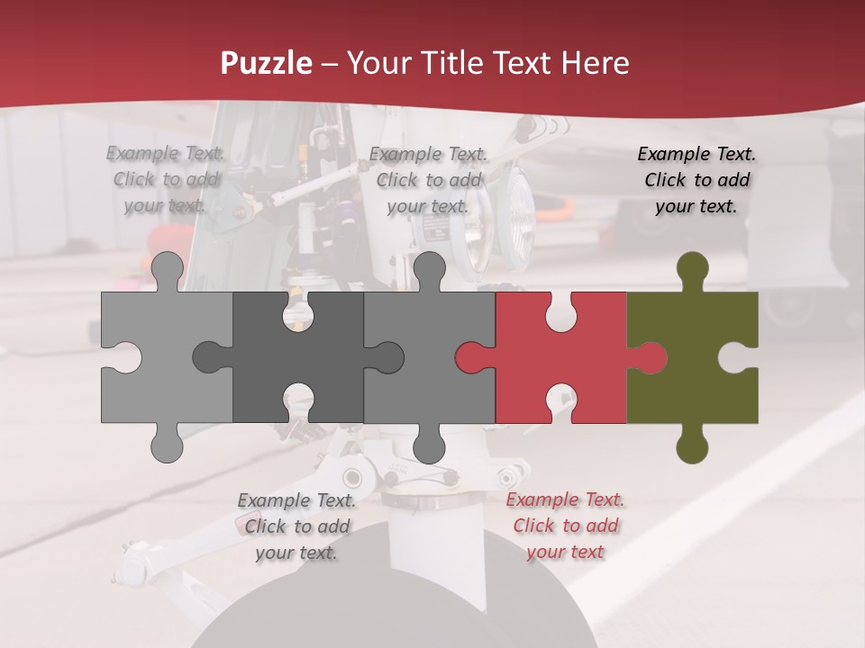 Aircraft Airplanes Part PowerPoint Template