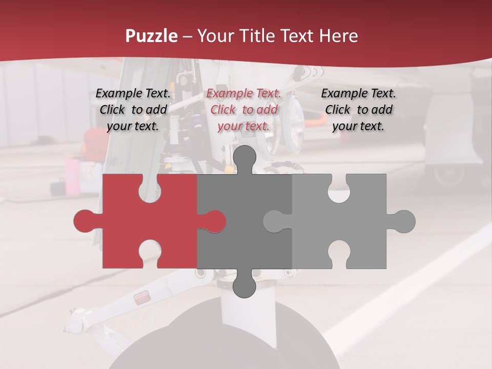 Aircraft Airplanes Part PowerPoint Template