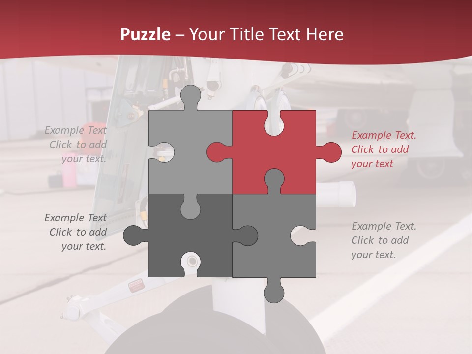 Aircraft Airplanes Part PowerPoint Template