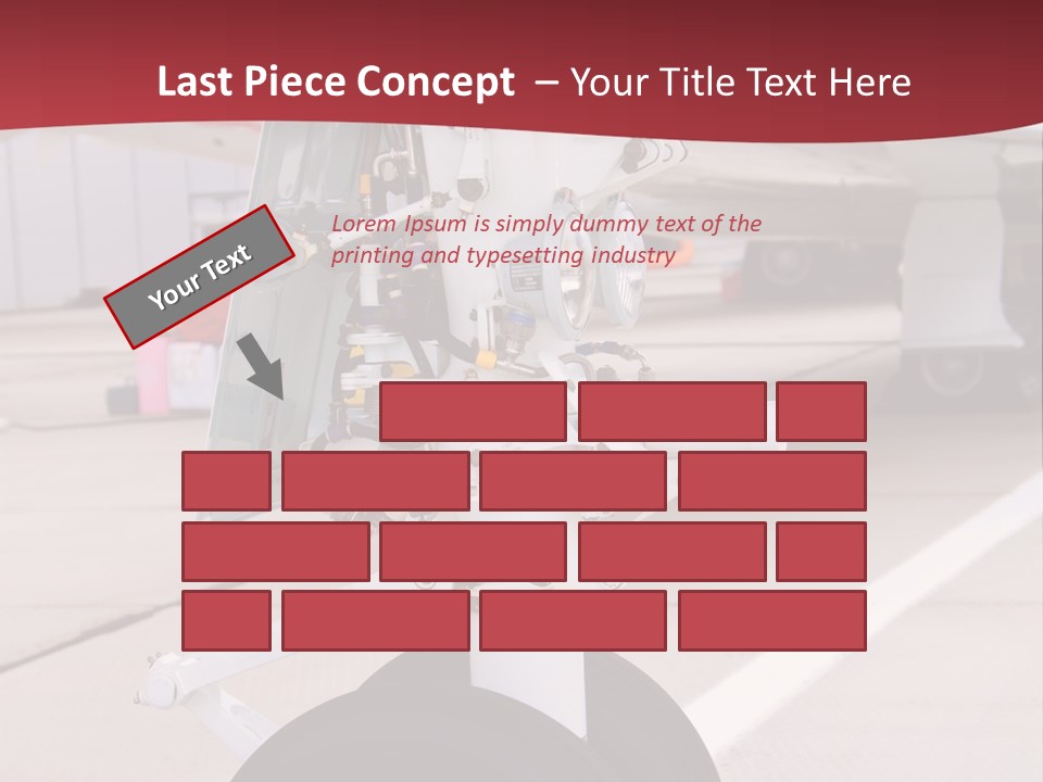 Aircraft Airplanes Part PowerPoint Template
