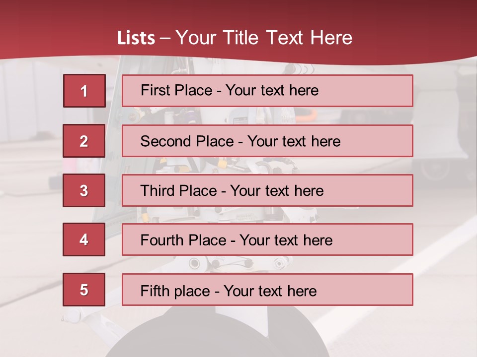 Aircraft Airplanes Part PowerPoint Template