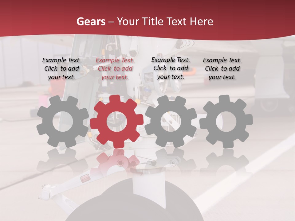 Aircraft Airplanes Part PowerPoint Template