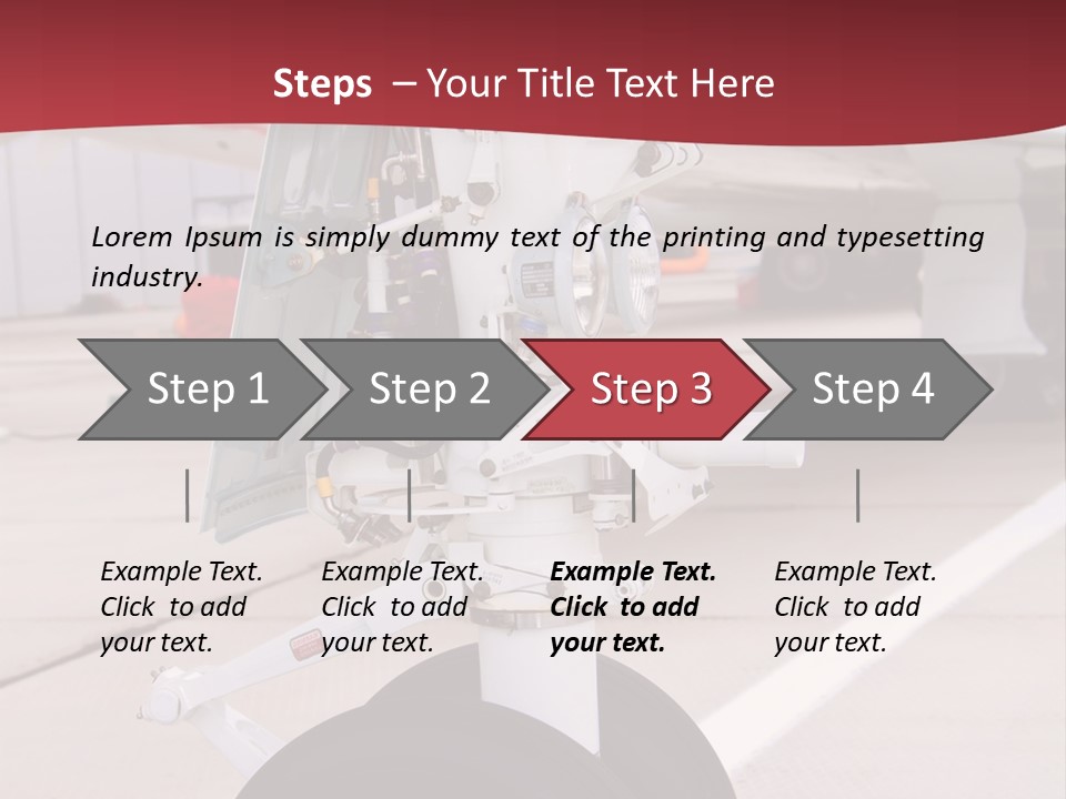 Aircraft Airplanes Part PowerPoint Template