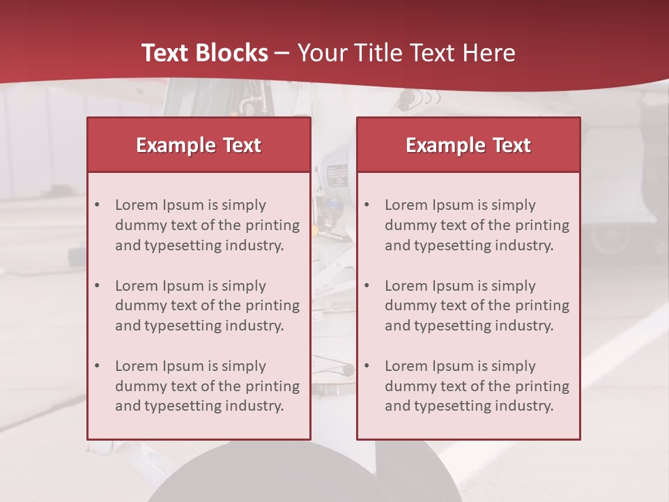 Aircraft Airplanes Part PowerPoint Template