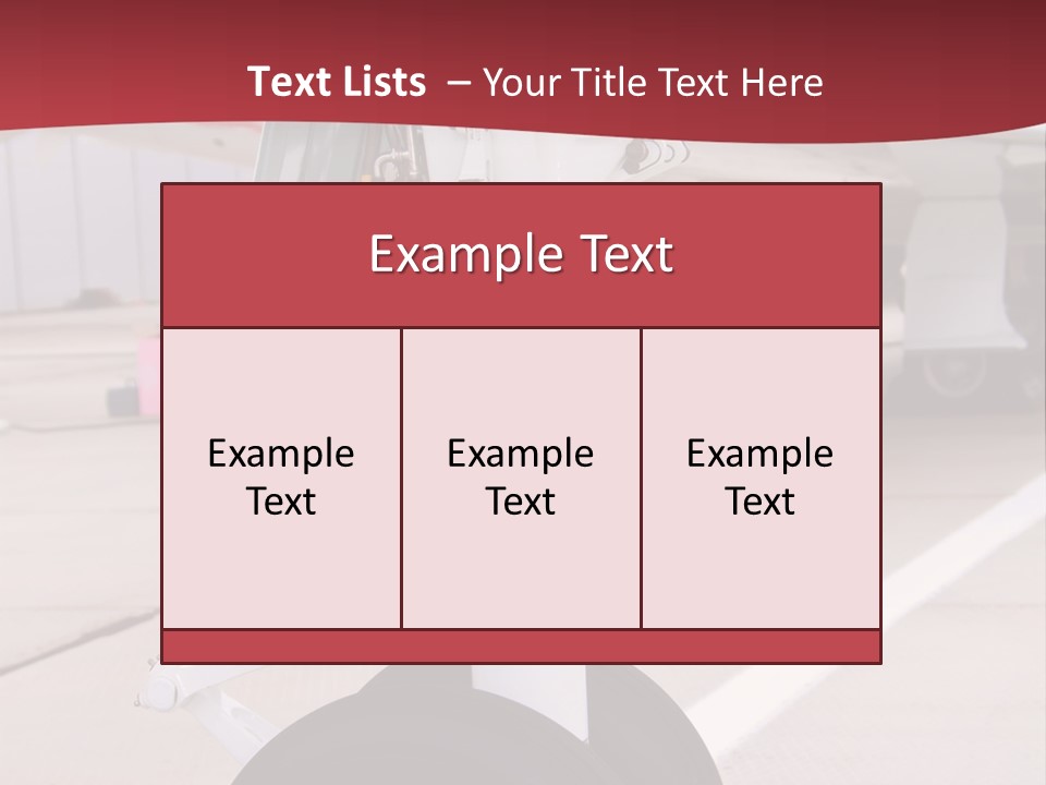 Aircraft Airplanes Part PowerPoint Template