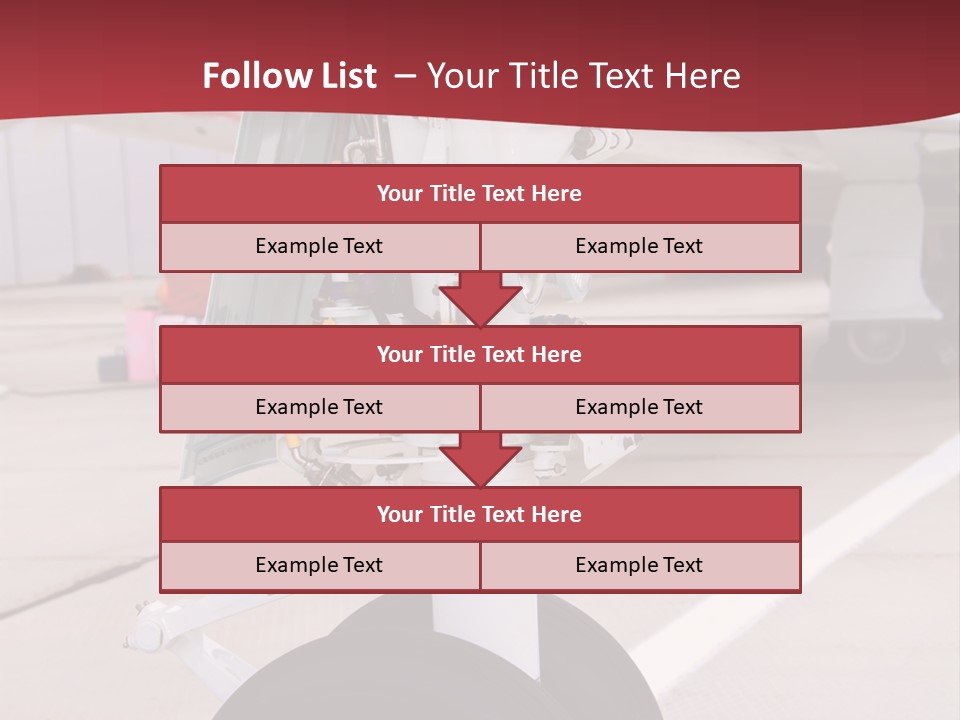 Aircraft Airplanes Part PowerPoint Template
