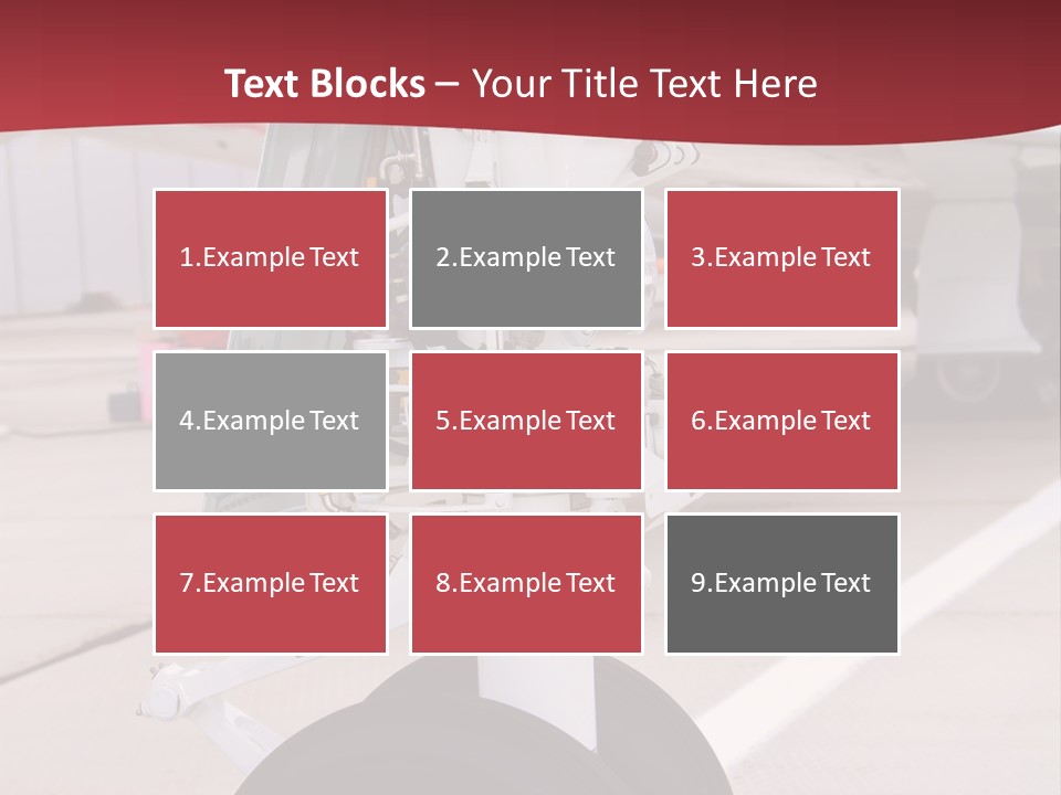 Aircraft Airplanes Part PowerPoint Template