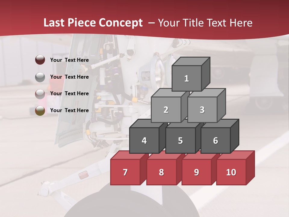 Aircraft Airplanes Part PowerPoint Template
