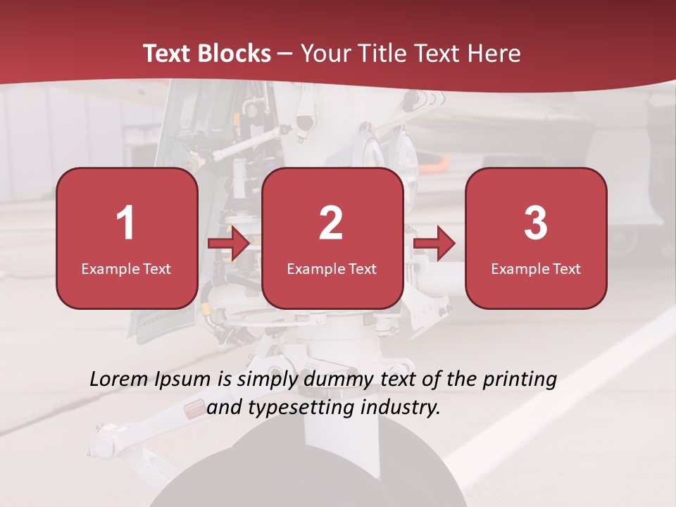 Aircraft Airplanes Part PowerPoint Template