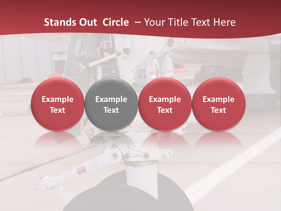 Aircraft Airplanes Part PowerPoint Template