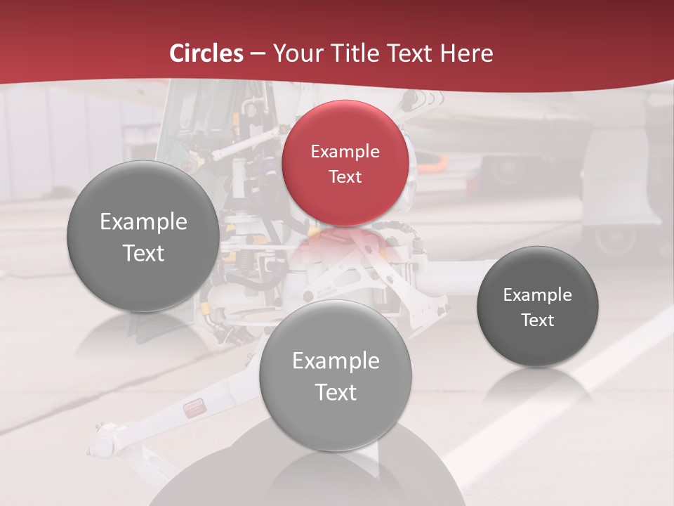 Aircraft Airplanes Part PowerPoint Template