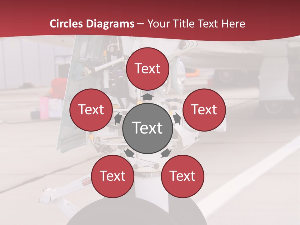 Aircraft Airplanes Part PowerPoint Template