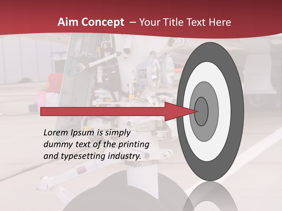 Aircraft Airplanes Part PowerPoint Template