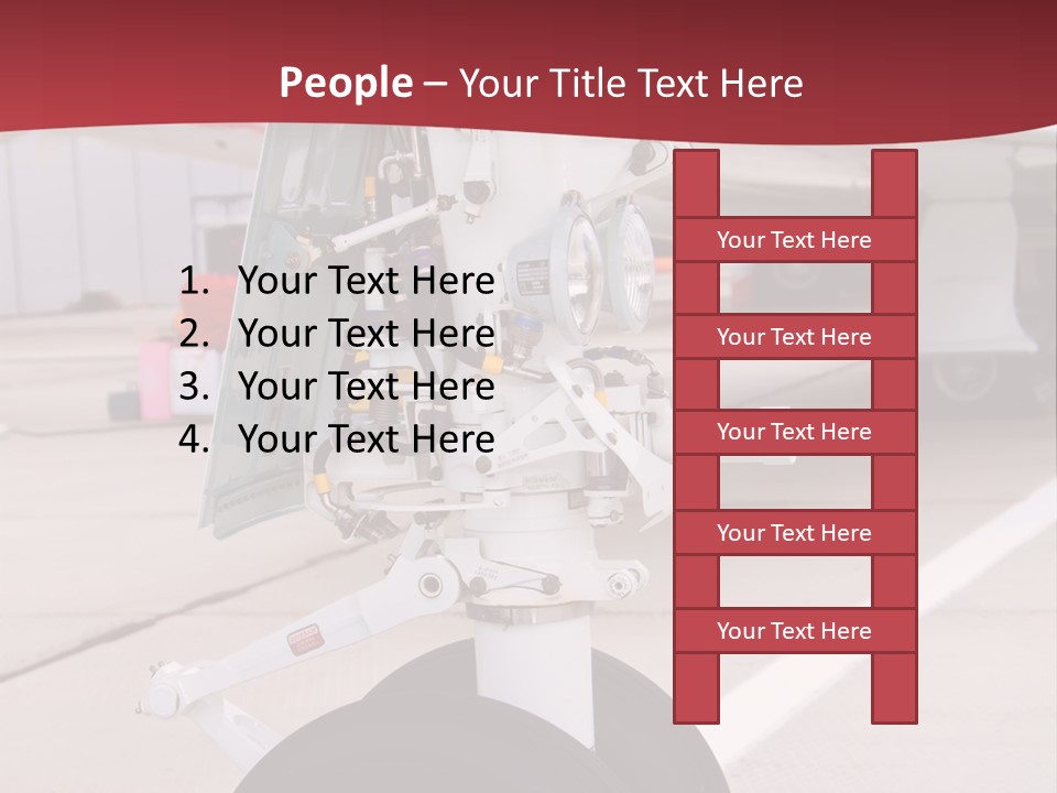 Aircraft Airplanes Part PowerPoint Template