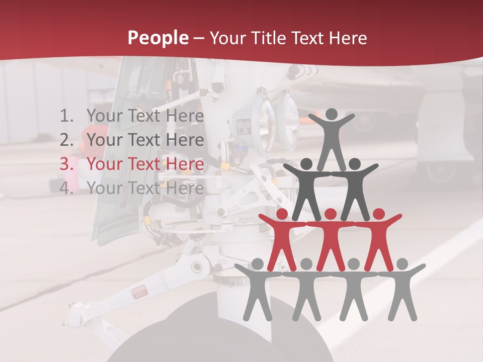 Aircraft Airplanes Part PowerPoint Template