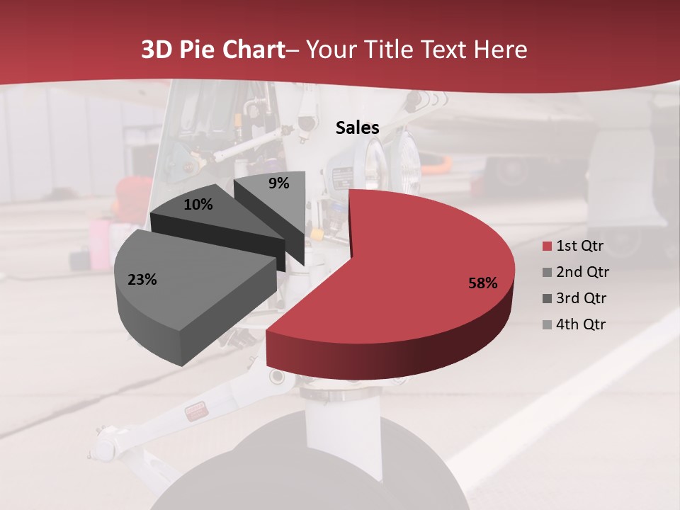 Aircraft Airplanes Part PowerPoint Template