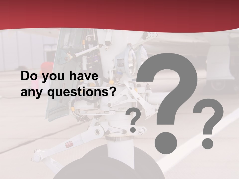 Aircraft Airplanes Part PowerPoint Template