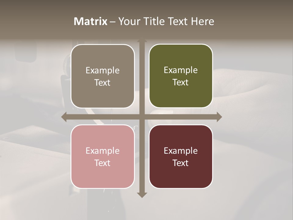 Red Embroidery Clothes PowerPoint Template