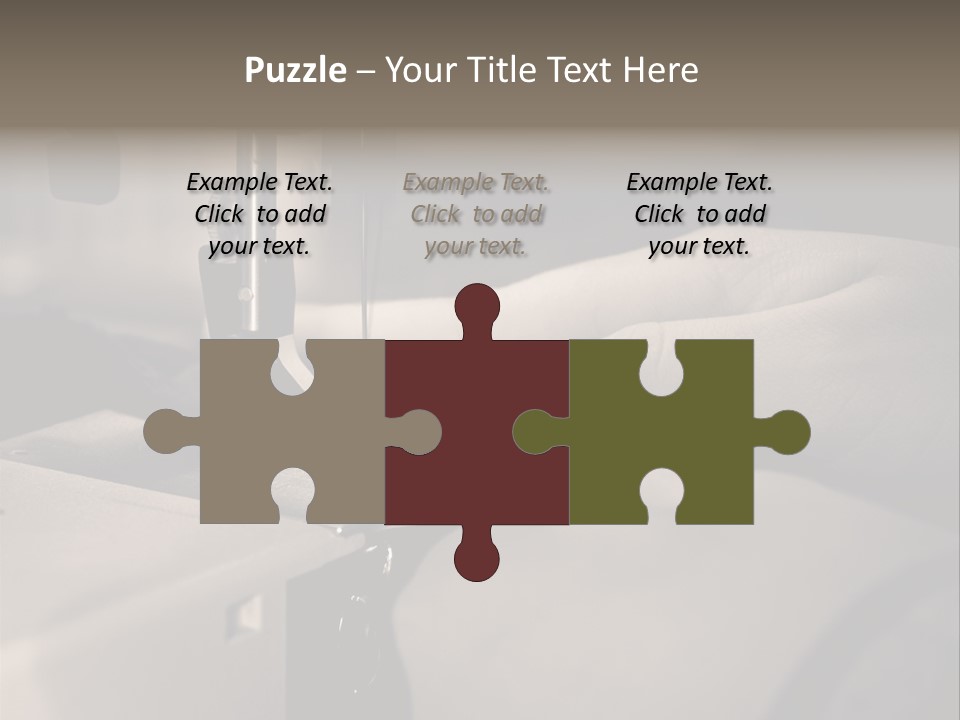 Red Embroidery Clothes PowerPoint Template