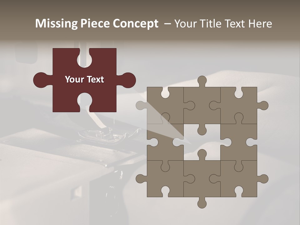 Red Embroidery Clothes PowerPoint Template