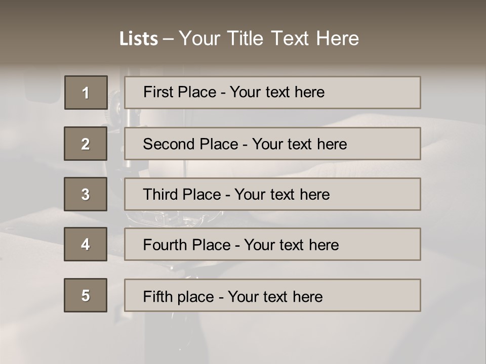 Red Embroidery Clothes PowerPoint Template
