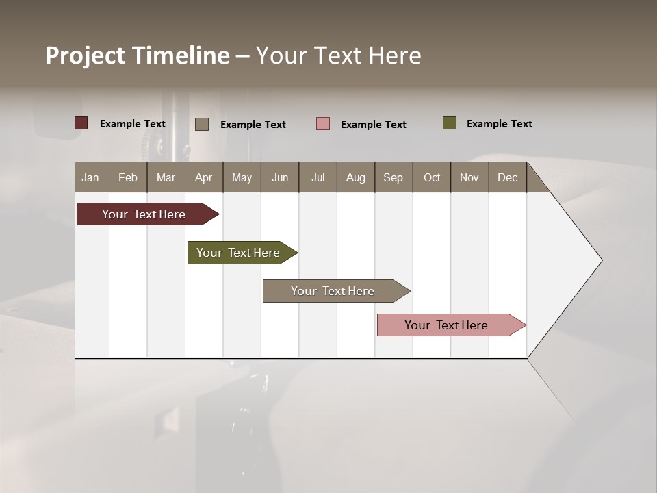 Red Embroidery Clothes PowerPoint Template