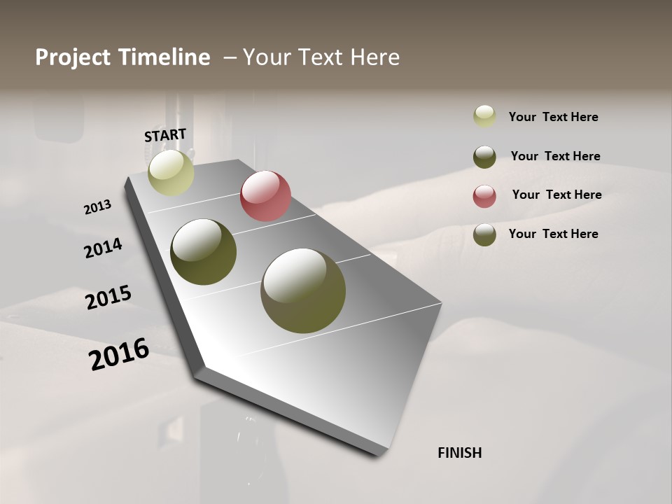 Red Embroidery Clothes PowerPoint Template