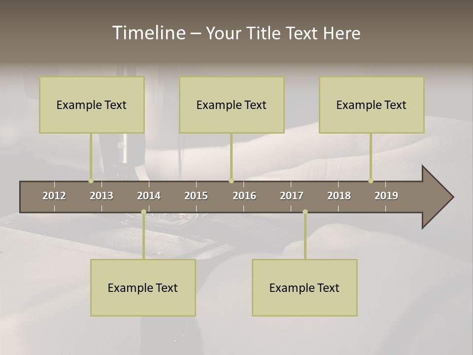 Red Embroidery Clothes PowerPoint Template