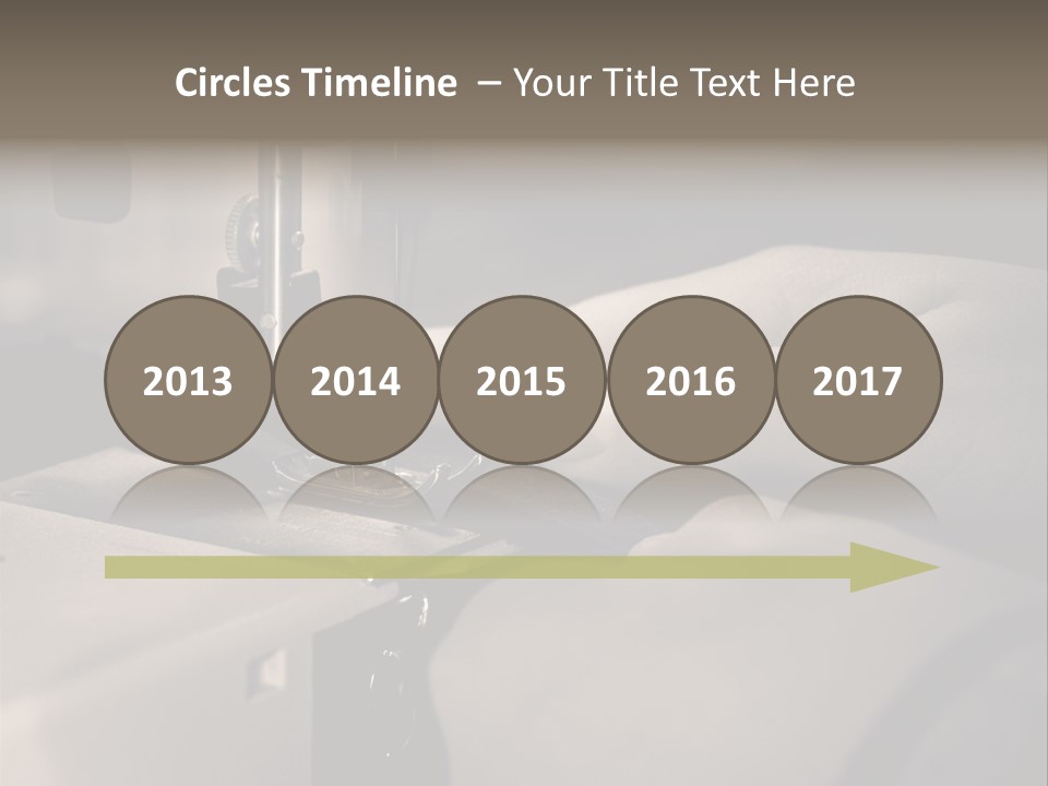 Red Embroidery Clothes PowerPoint Template