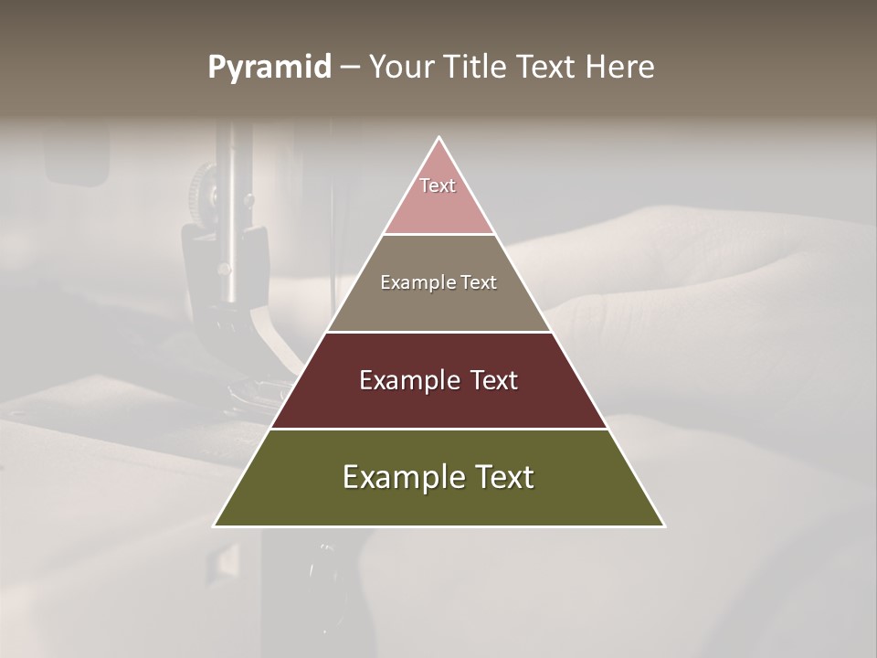 Red Embroidery Clothes PowerPoint Template