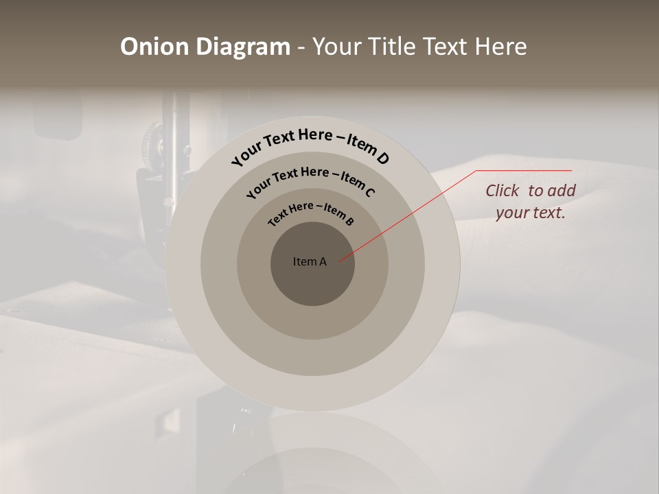 Red Embroidery Clothes PowerPoint Template