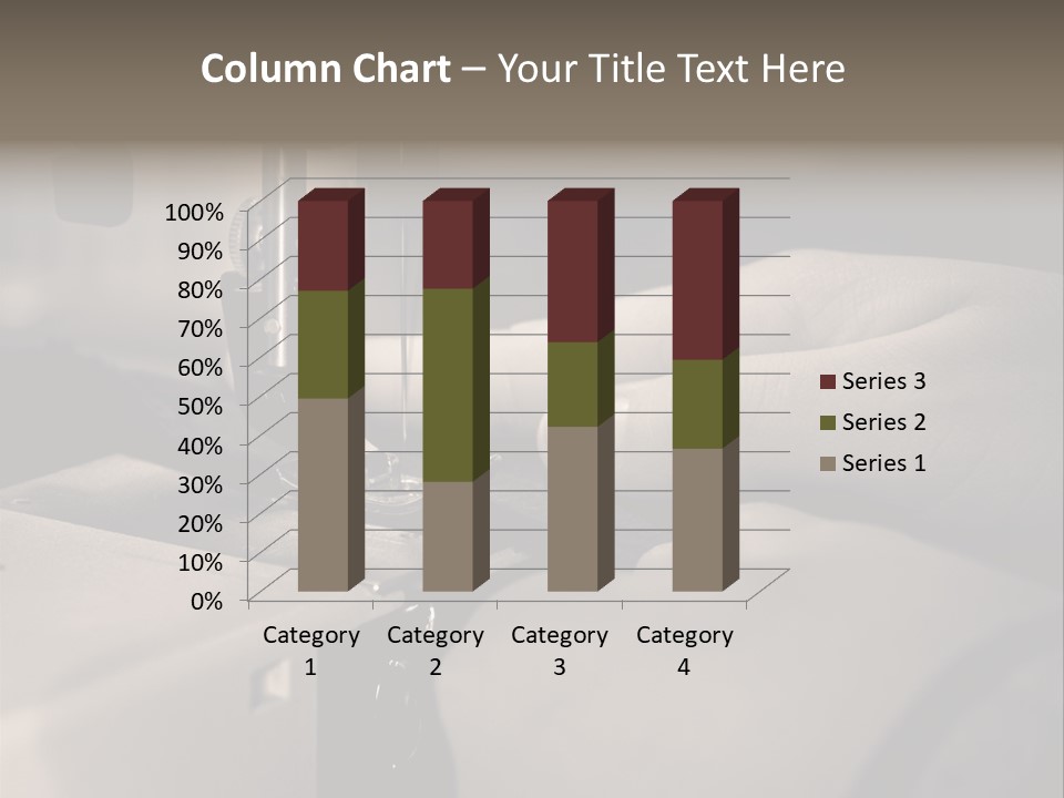 Red Embroidery Clothes PowerPoint Template