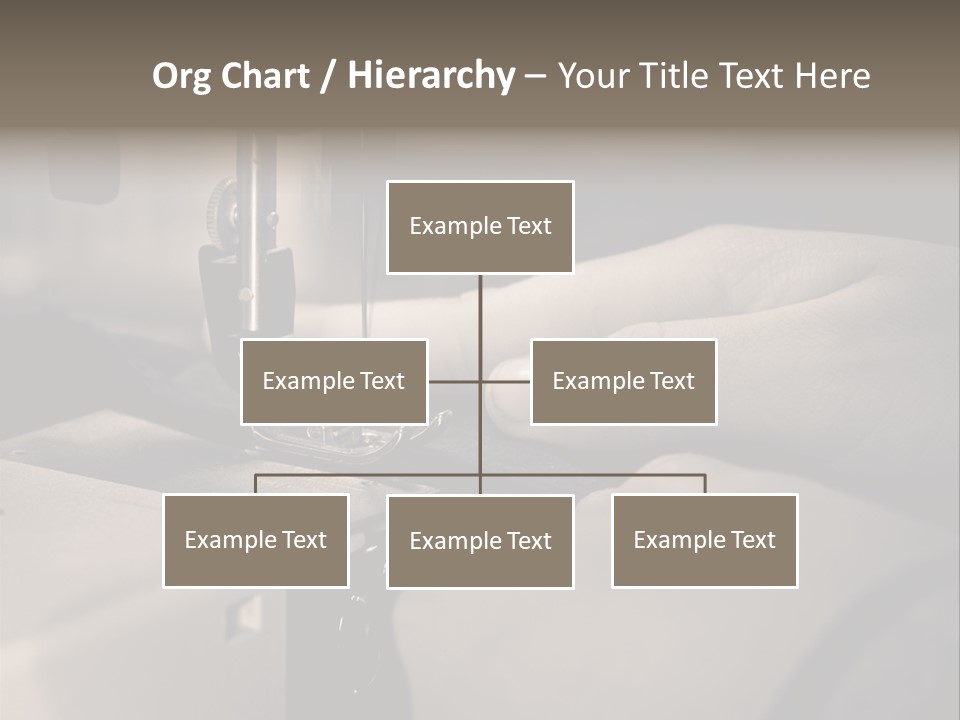 Red Embroidery Clothes PowerPoint Template