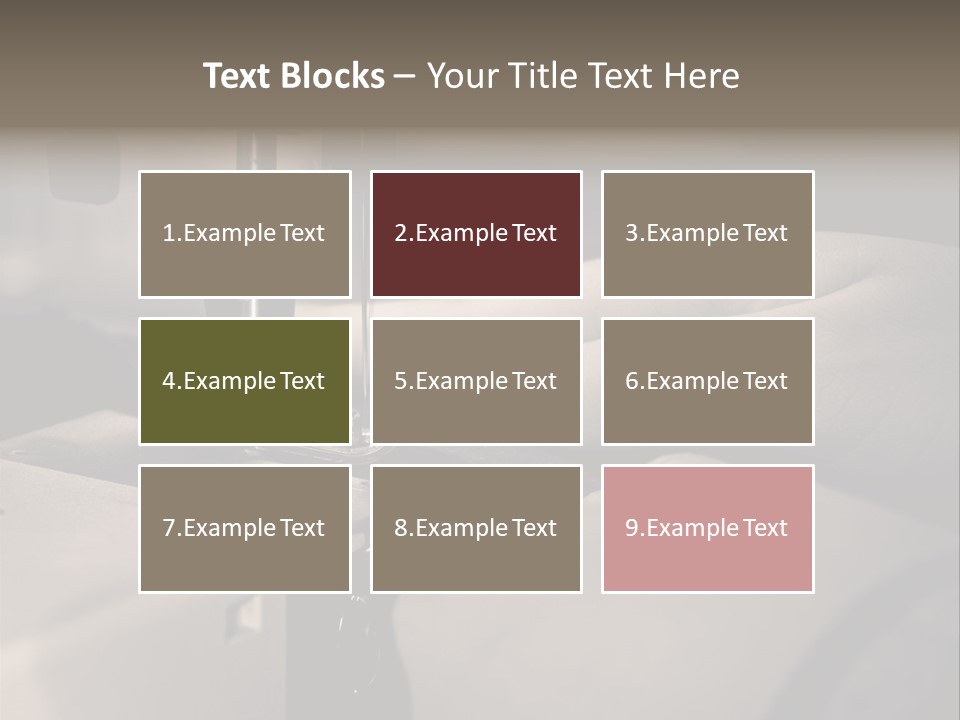 Red Embroidery Clothes PowerPoint Template