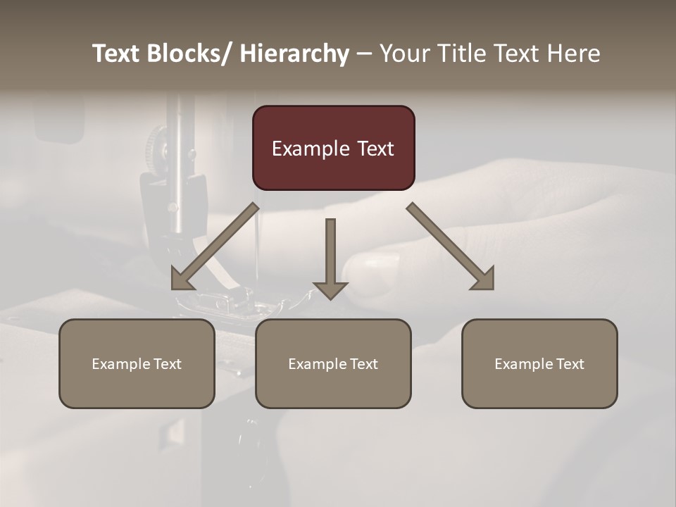 Red Embroidery Clothes PowerPoint Template